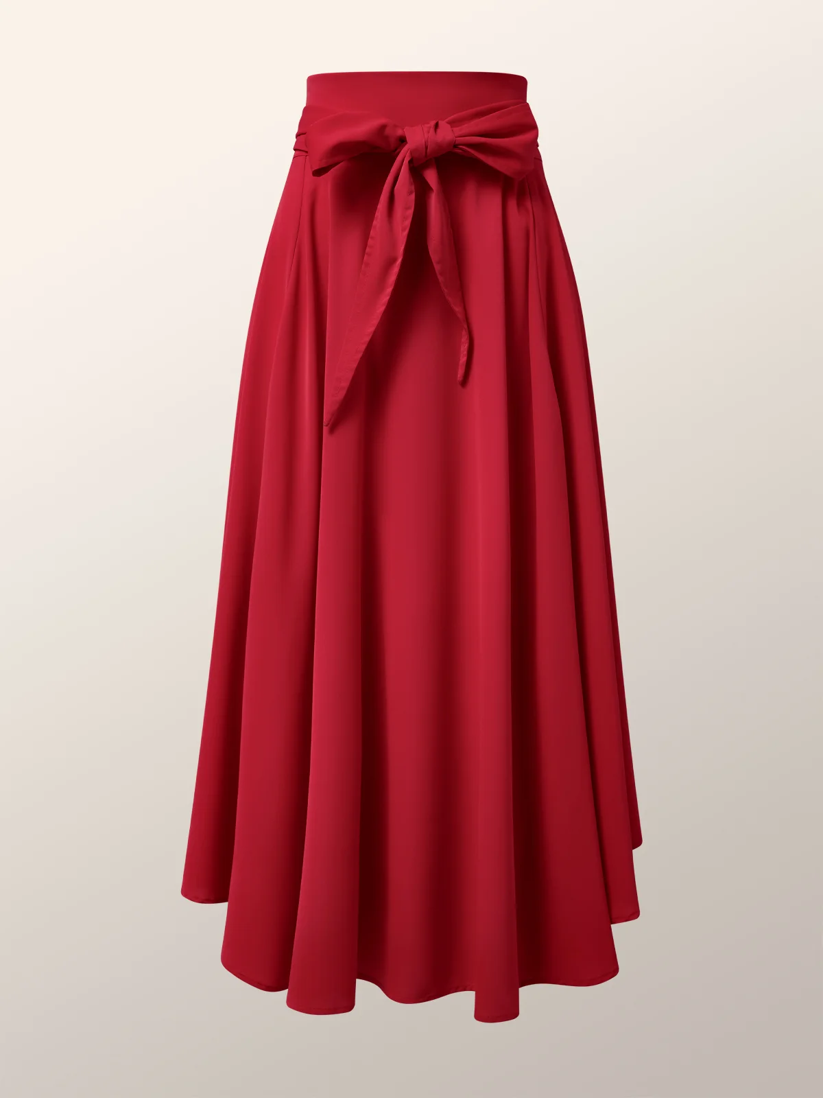 Elegant Regular Fit Plain A-Line Skirt