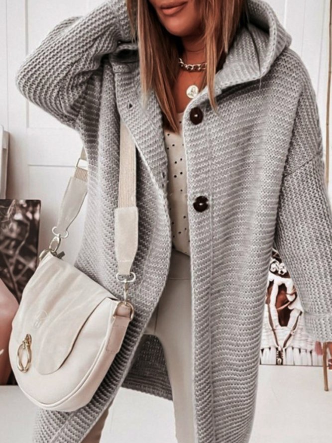 Casual Hooded Outerwear