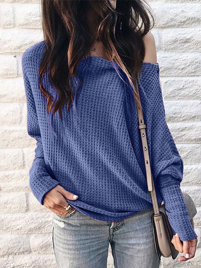 Casual Regular Fit Long sleeve Solid Top