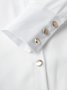 Shirt Collar Long Sleeve Vintage Shift Blouse [Pick a larger size than regular]
